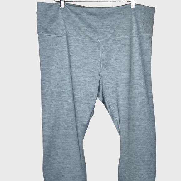 Nike Yoga Women's Plus Sz Grey Ruched Calf Yoga 7/8 Tights NWOT - Picture 8 of 16